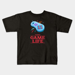 Video game life Kids T-Shirt